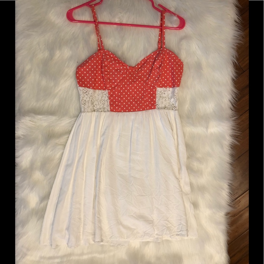 Polka Dot Top Mini Dress